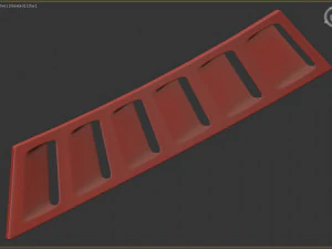 GT-R Lb Front Fender Vents Aero 3D Print Model