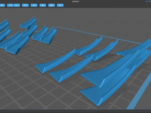 GT-R Lb Front Fender Vents Aero 3D Print Model