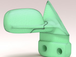 R34 Mirror Print Ready 3D-Druckmodell