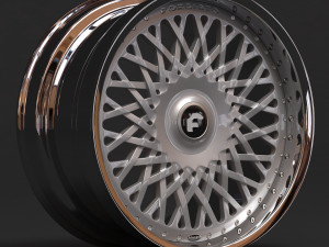 Forgiato Tessuto Rim 3D Baskı Modeli