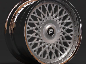 Forgiato Tessuto Rim 3D Print Model