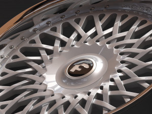 Forgiato Tessuto Rim 3D Baskı Modeli