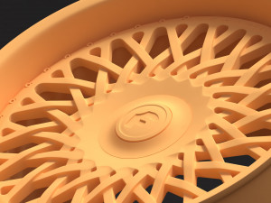 Forgiato Tessuto Rim 3D Baskı Modeli