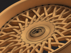 Forgiato Tessuto Rim 3D Baskı Modeli