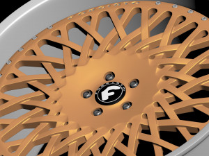 Forgiato Tessuto Rim 3D Baskı Modeli