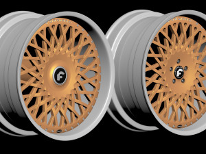 Forgiato Tessuto Rim 3D Baskı Modeli