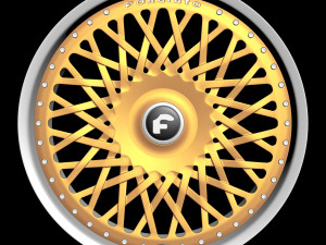Forgiato Tessuto Rim 3D Baskı Modeli