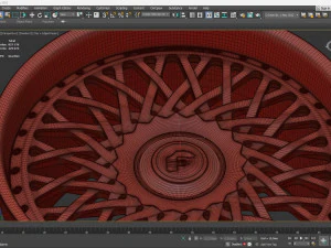 Forgiato Tessuto Rim 3D Print Model