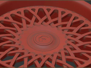 Forgiato Tessuto Rim 3D Print Model