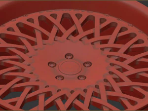 Forgiato Tessuto Rim 3D Print Model