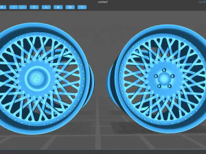 Forgiato Tessuto Rim 3D Print Model