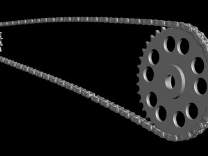 Ducati Desmosedici Chain printable 3D Print Model