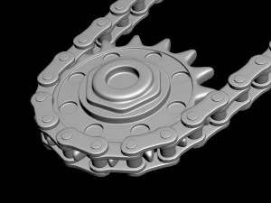 Ducati Desmosedici Chain printable 3D Print Model