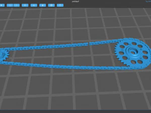 Ducati Desmosedici Chain printable 3D Print Model