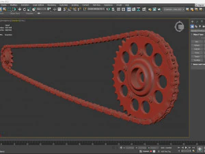 Ducati Desmosedici Chain printable 3D Print Model