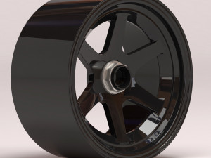 F40 Liberty Walk Wheels standalone 3D 프린트 모델