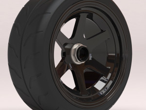 F40 Liberty Walk Wheels standalone 3D 프린트 모델