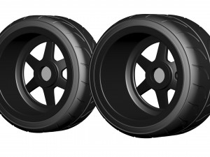 F40 Liberty Walk Wheels standalone 3D 프린트 모델