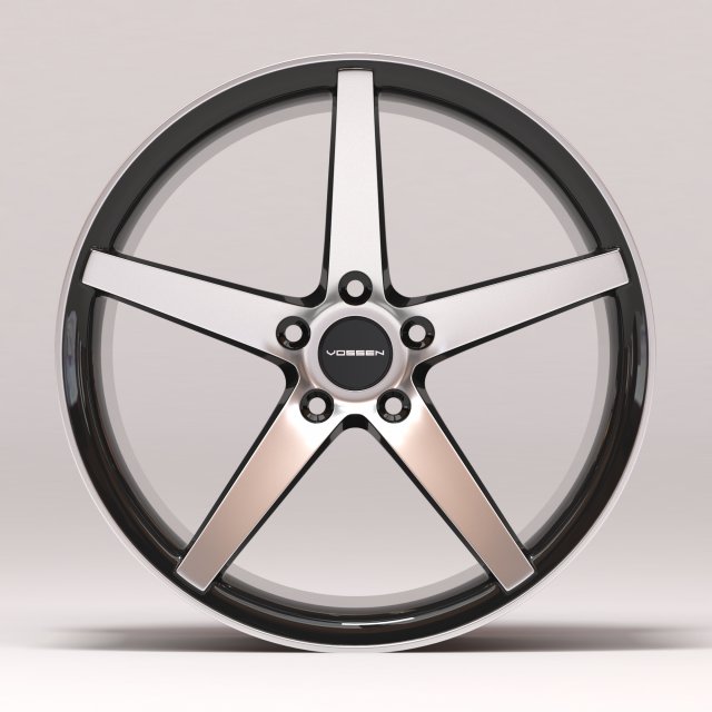 Vossen VPS-303 rim 3Dプリントモデル .c4d .max .obj .3ds .fbx .stl .blend 