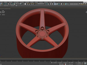 Vossen VPS-303 rim 3Dプリントモデル