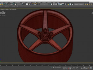 Vossen VPS-303 rim 3Dプリントモデル
