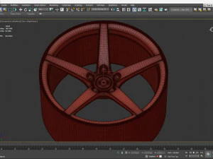 Vossen VPS-303 rim 3D Print Model