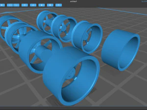 Vossen VPS-303 rim 3D Print Model