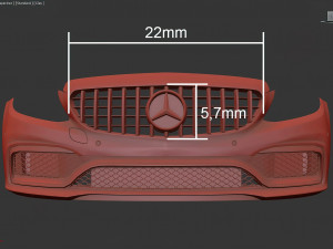 W205 AMG Ggrill Model do druku 3D