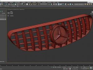 W205 AMG Ggrill Model do druku 3D