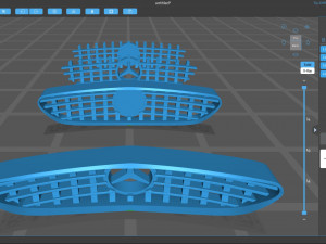 W205 AMG Ggrill Model do druku 3D