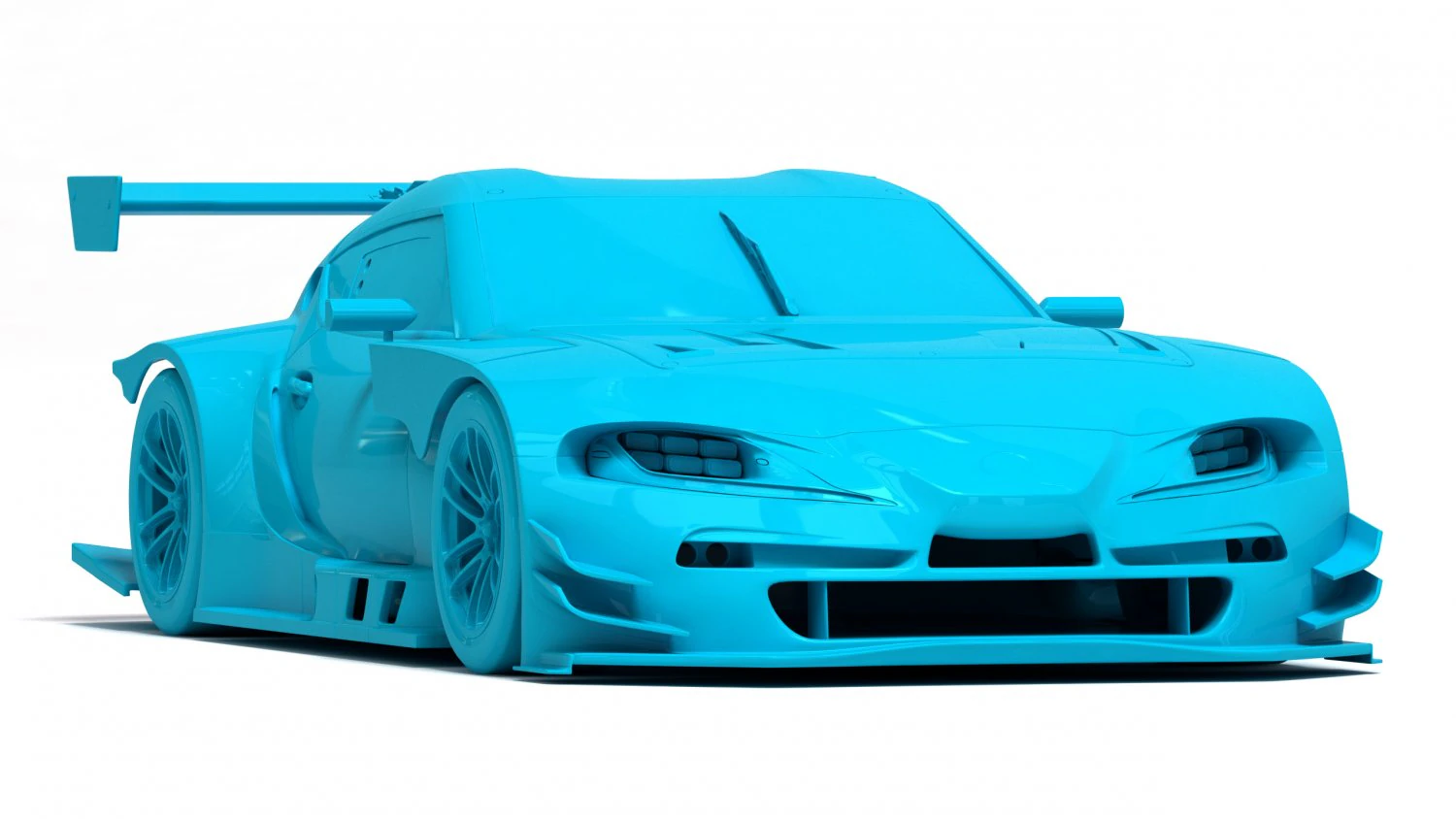 Supra GT300 1-24 Scale Kit 3D Print Model .c4d .max .obj .3ds .fbx .stl .blend 