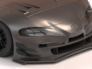 Supra GT300 1-24 Scale Kit 3D 打印模型