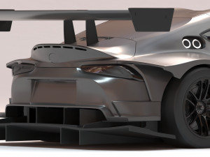 Supra GT300 1-24 Scale Kit 3D 打印模型