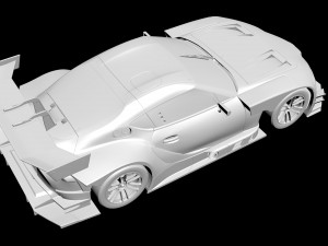 Supra GT300 1-24 Scale Kit 3D 打印模型
