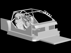 Supra GT300 1-24 Scale Kit 3D 打印模型