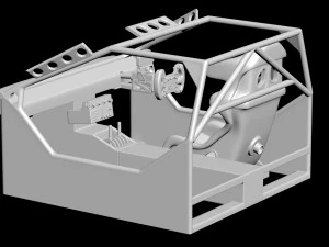 Supra GT300 1-24 Scale Kit 3D Print Model