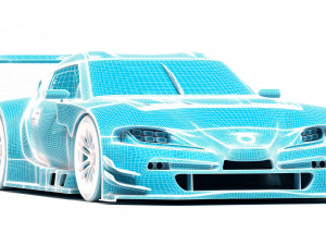 Supra GT300 1-24 Scale Kit 3D 打印模型