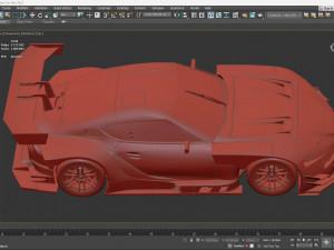 Supra GT300 1-24 Scale Kit 3D 打印模型