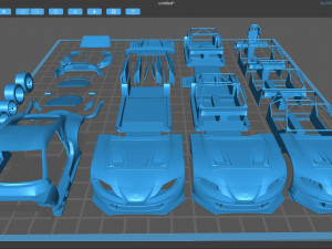 Supra GT300 1-24 Scale Kit 3D 打印模型