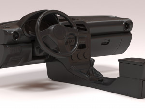 Subaru Impreza LHD Dash 3D-Druckmodell