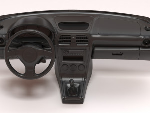 Subaru Impreza LHD Dash 3D-Druckmodell