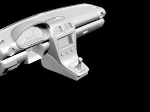 Subaru Impreza LHD Dash 3D-Druckmodell