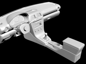 Subaru Impreza LHD Dash 3D-Druckmodell