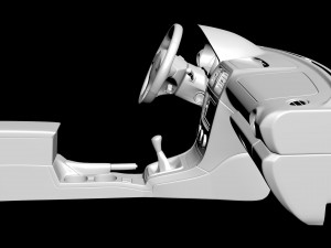 Subaru Impreza LHD Dash 3D-Druckmodell