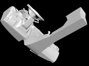 Subaru Impreza LHD Dash 3D-Druckmodell