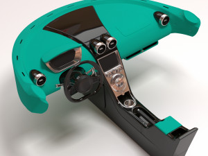 CCXR EVO Special One dashboard Modello di stampa 3D