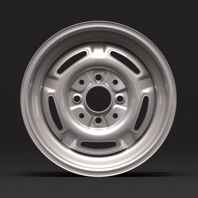 Fiesta Mk2 6j Steel Wheels 3D Baskı Modeli .c4d .max .obj .3ds .fbx .stl .blend