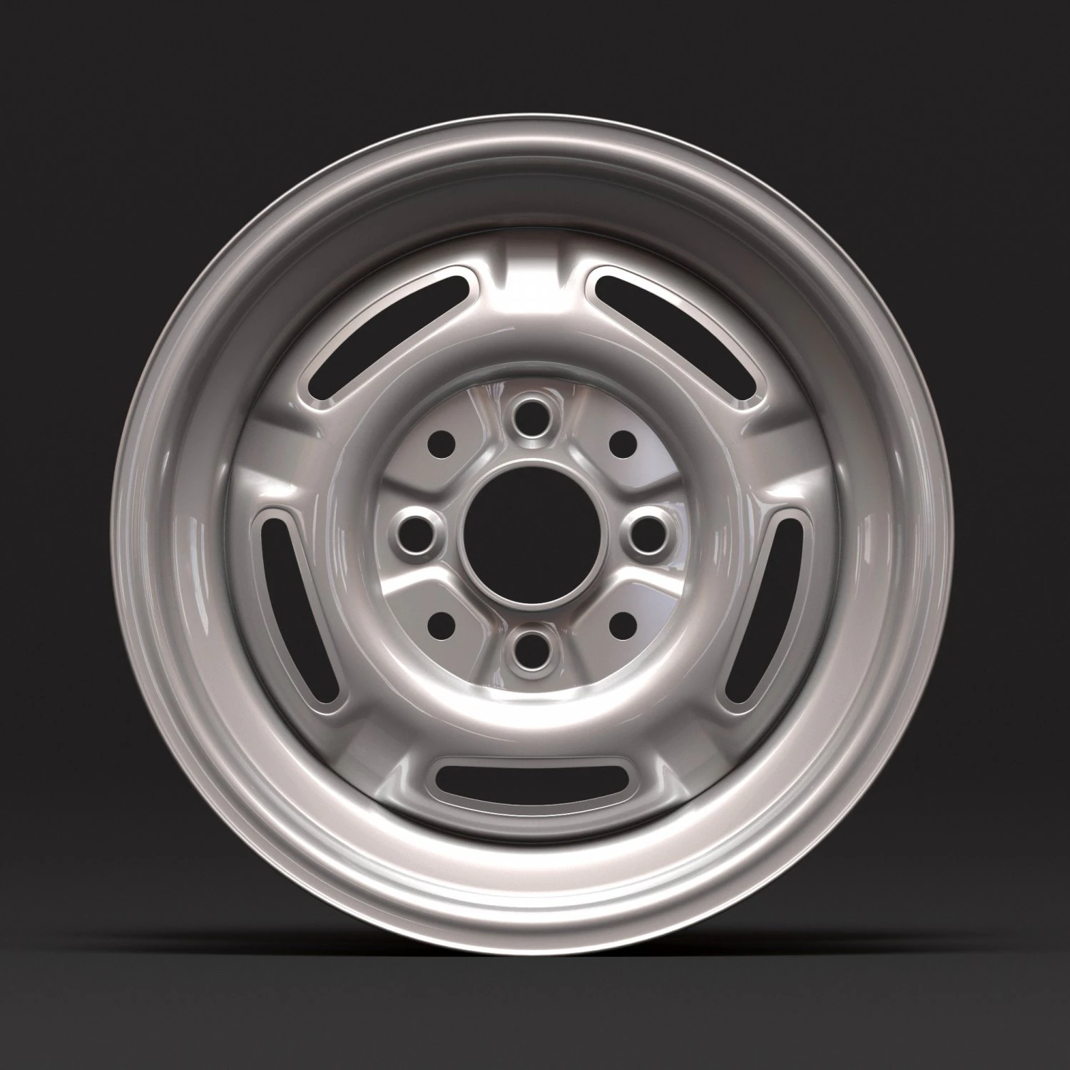 Fiesta Mk2 6j Steel Wheels 3D Print Model .c4d .max .obj .3ds .fbx .stl .blend