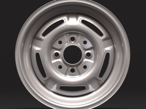 Fiesta Mk2 6j Steel Wheels Modello di stampa 3D