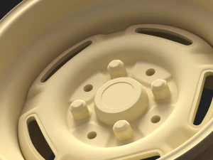 Fiesta Mk2 6j Steel Wheels 3D Print Model
